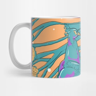 An Elegant Peacock Mug